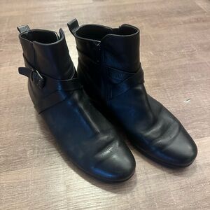 Women’s Ecco Black Leather Ankle Boots